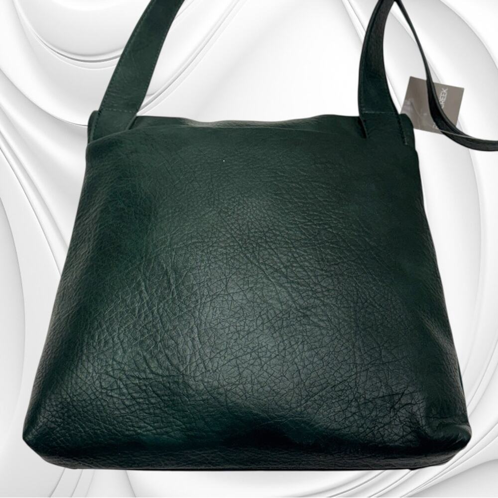 FALLS CREEK Green WOVEN FRONT POCKET NS CROSSBODY Purse - Picture 5 of 5